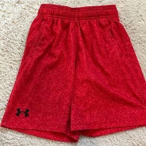 under-armor red shorts kids s
